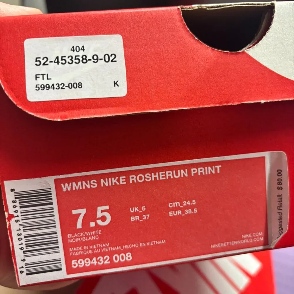 brand new Nike Rosherun ombre 7.5 - Picture 8 of 8